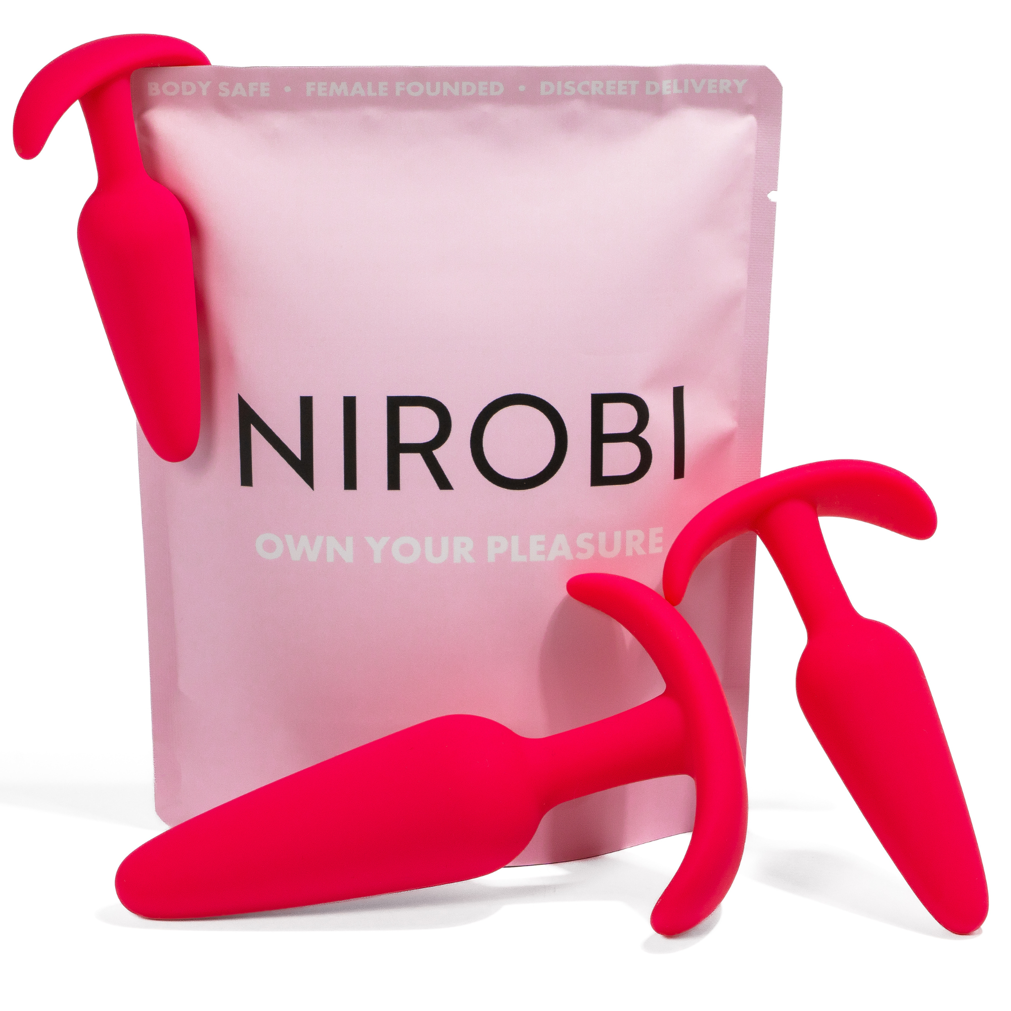 Anal Training Kit – Beginner Butt Plug Training Set (3 Silicone Sizes)