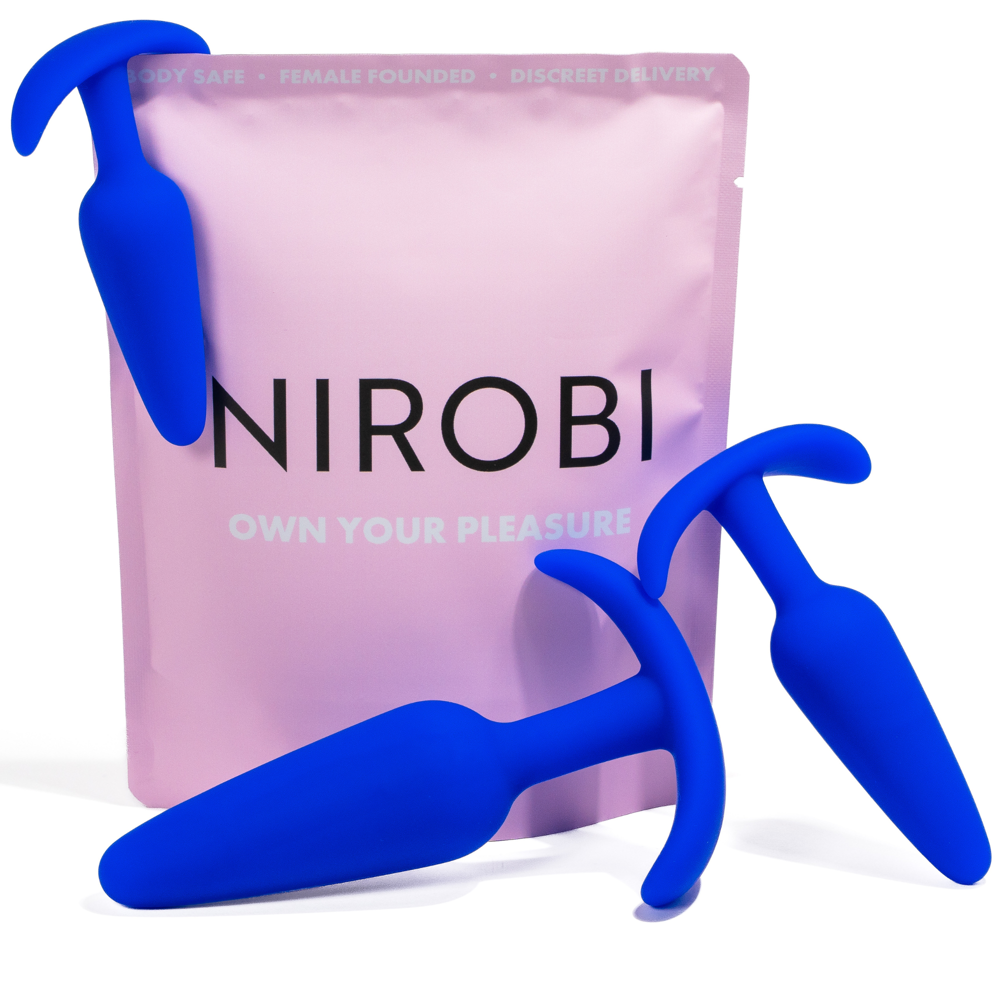 Anal Training Kit – Beginner Butt Plug Training Set (3 Silicone Sizes)