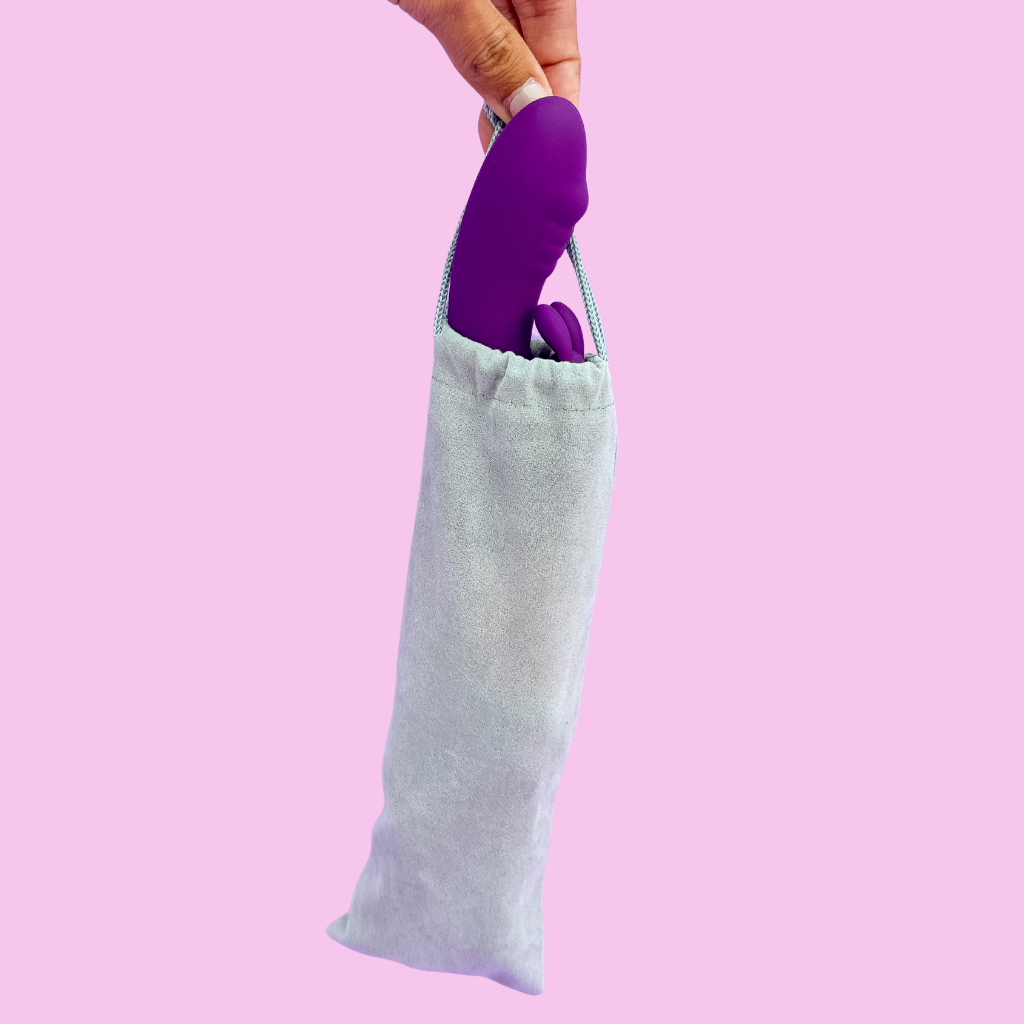 Rabbit vibrator discreet carry case for travel on planes.