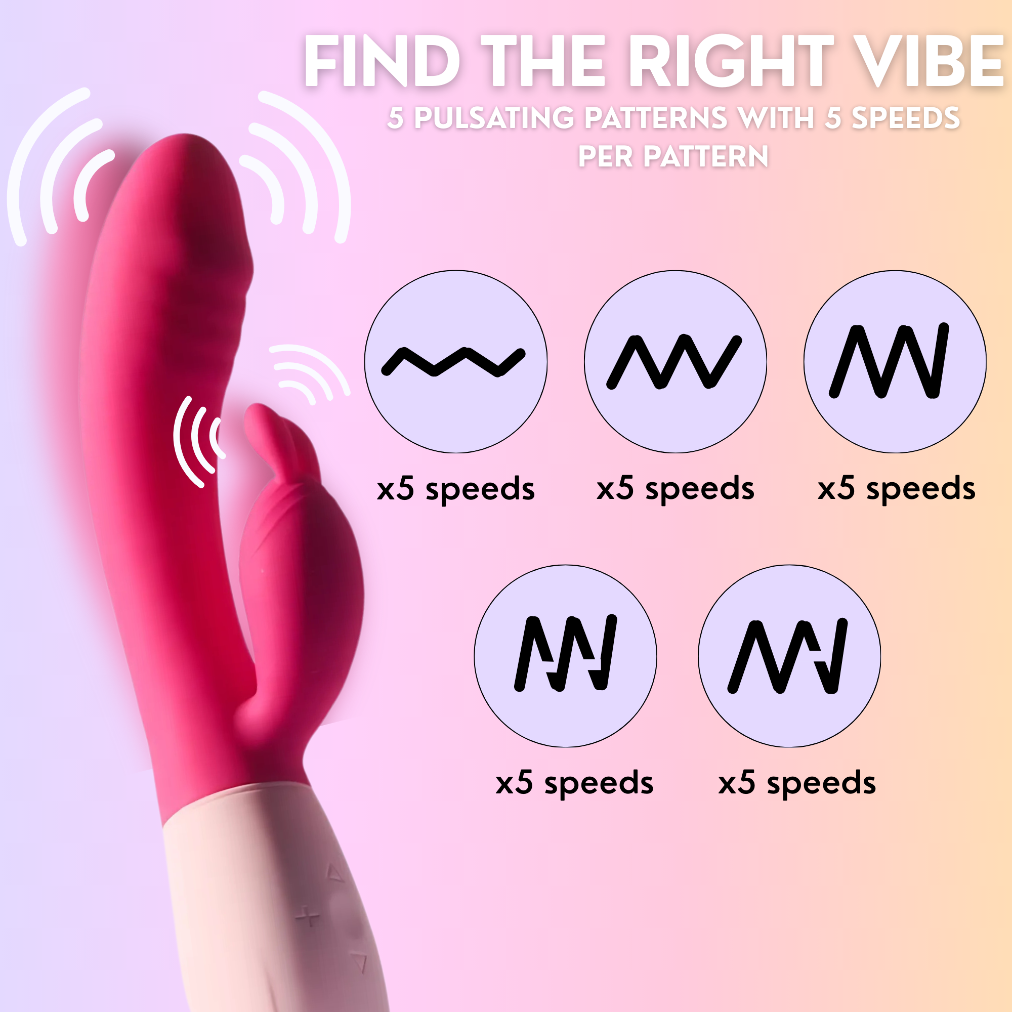 Rabbit Vibrator Pro – Rechargeable Dual G-Spot & Clitoral Vibrator